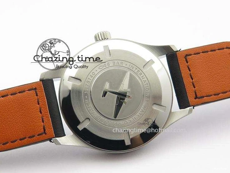 MIROTIME 0517 Mark XVIII IW327002 SS Mk Maker Best Edition White Dial On Black Leather Strap A SunProtective 7298